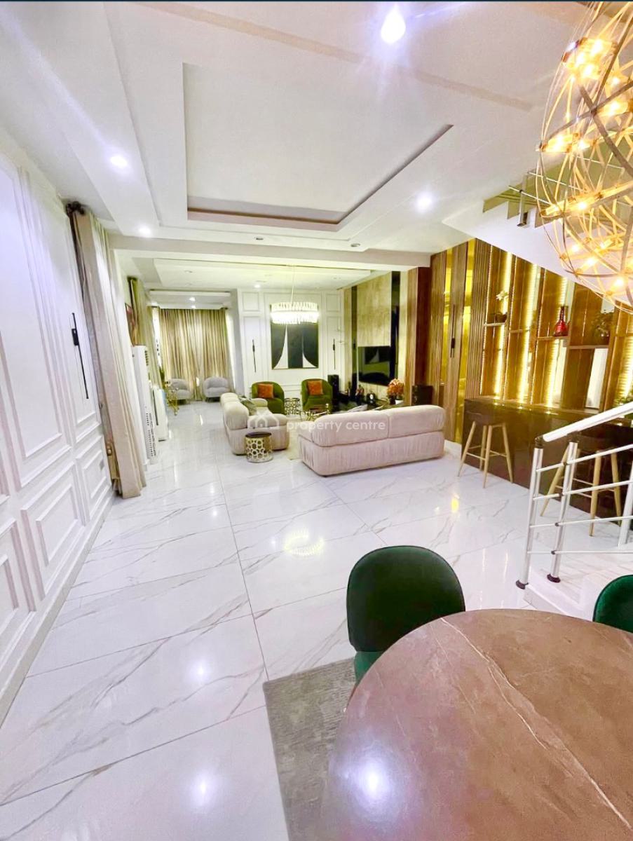 Newly Built Fully Furnished 5 Bedroom Detached Duplex with Bq, Agungi, Lekki, Lagos, Detached Duplex for Rent