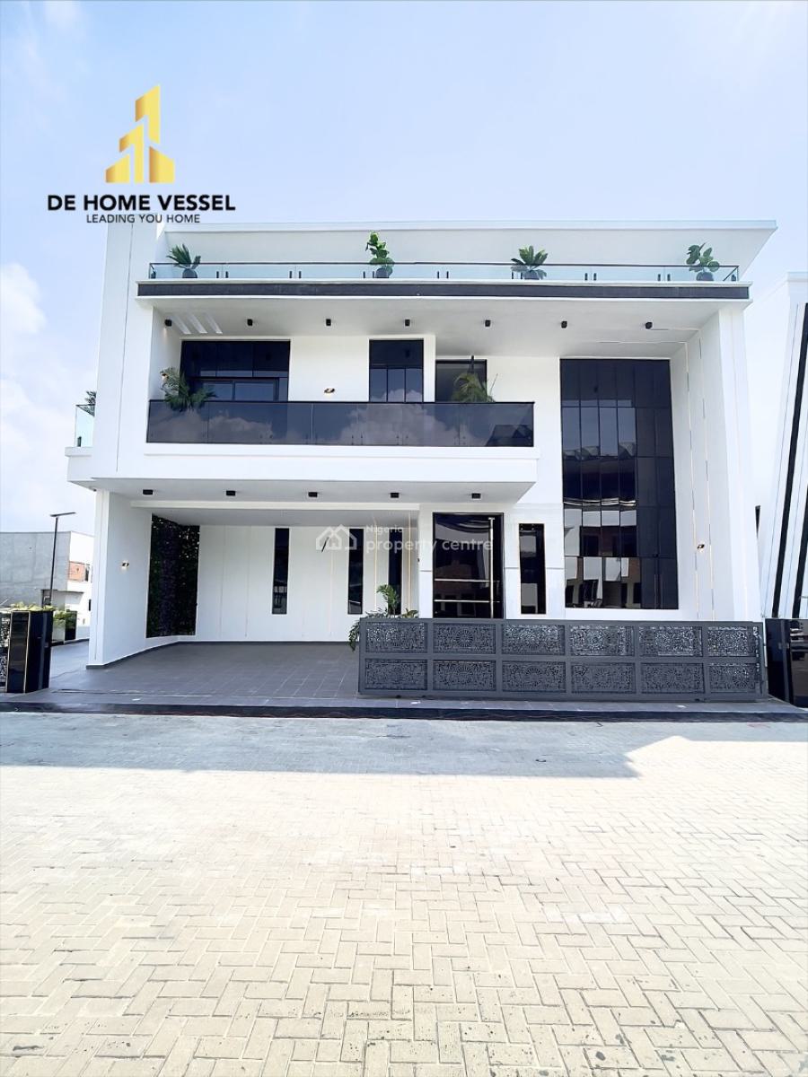 Perfectly Carved Luxury 5 Bedroom Detached Smart Home with Cinema, Gym,, Chevron Toll Gate, Lekki, Lagos, Detached Duplex for Sale