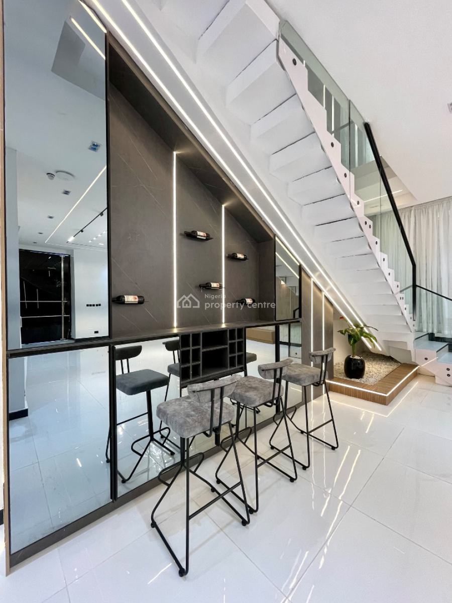 Perfectly Carved Luxury 5 Bedroom Detached Smart Home with Cinema, Gym,, Chevron Toll Gate, Lekki, Lagos, Detached Duplex for Sale