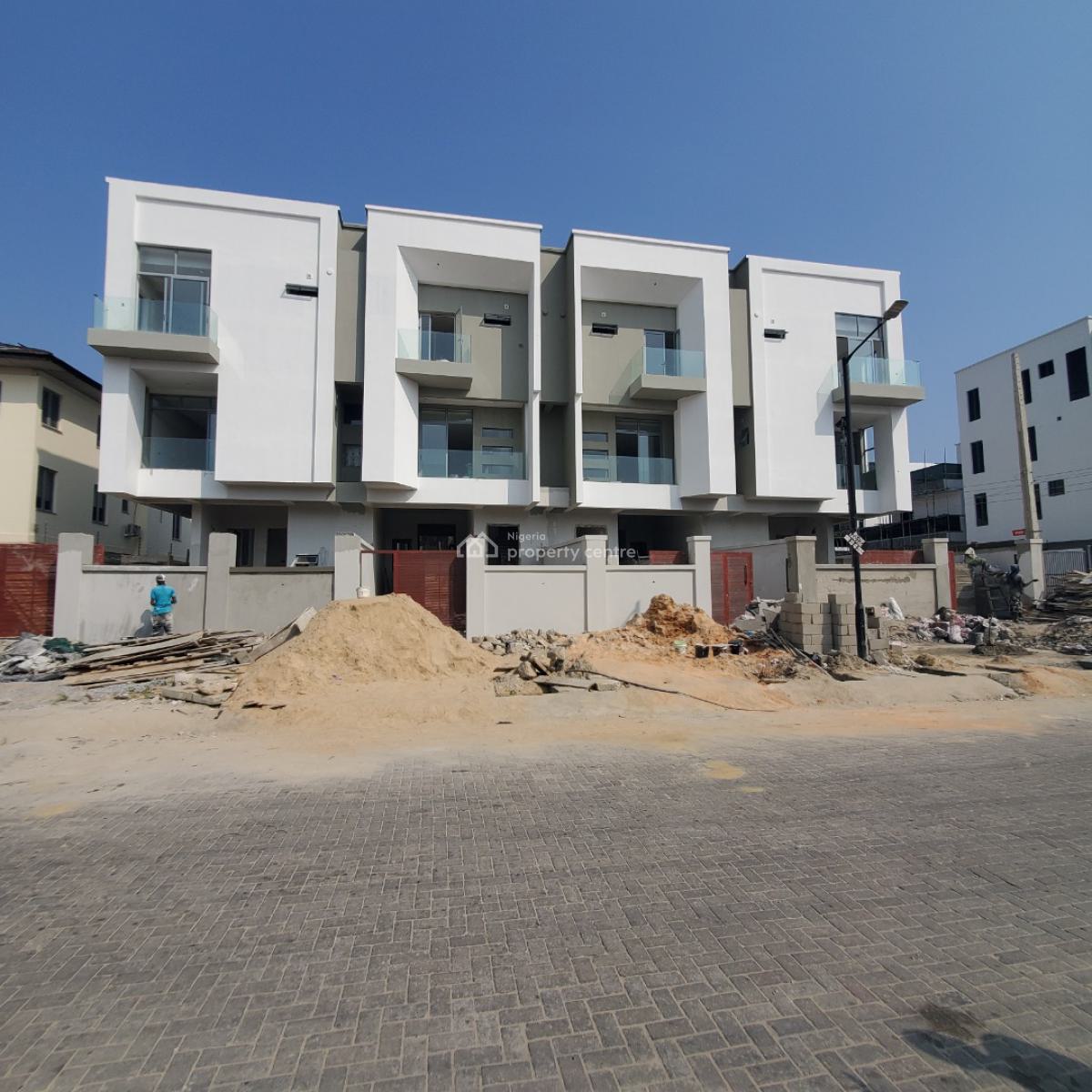 Elegant 4 Bedroom Terrace Duplex with a Bq, Lekki Phase 1, Lekki, Lagos, House for Sale