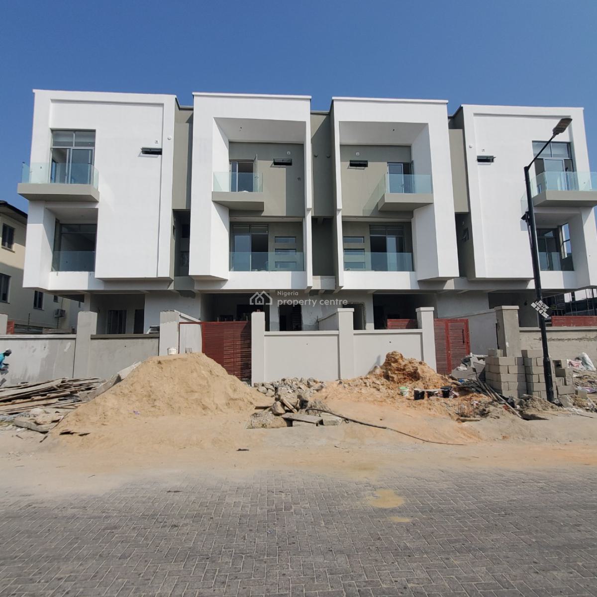 Elegant 4 Bedroom Terrace Duplex with a Bq, Lekki Phase 1, Lekki, Lagos, House for Sale
