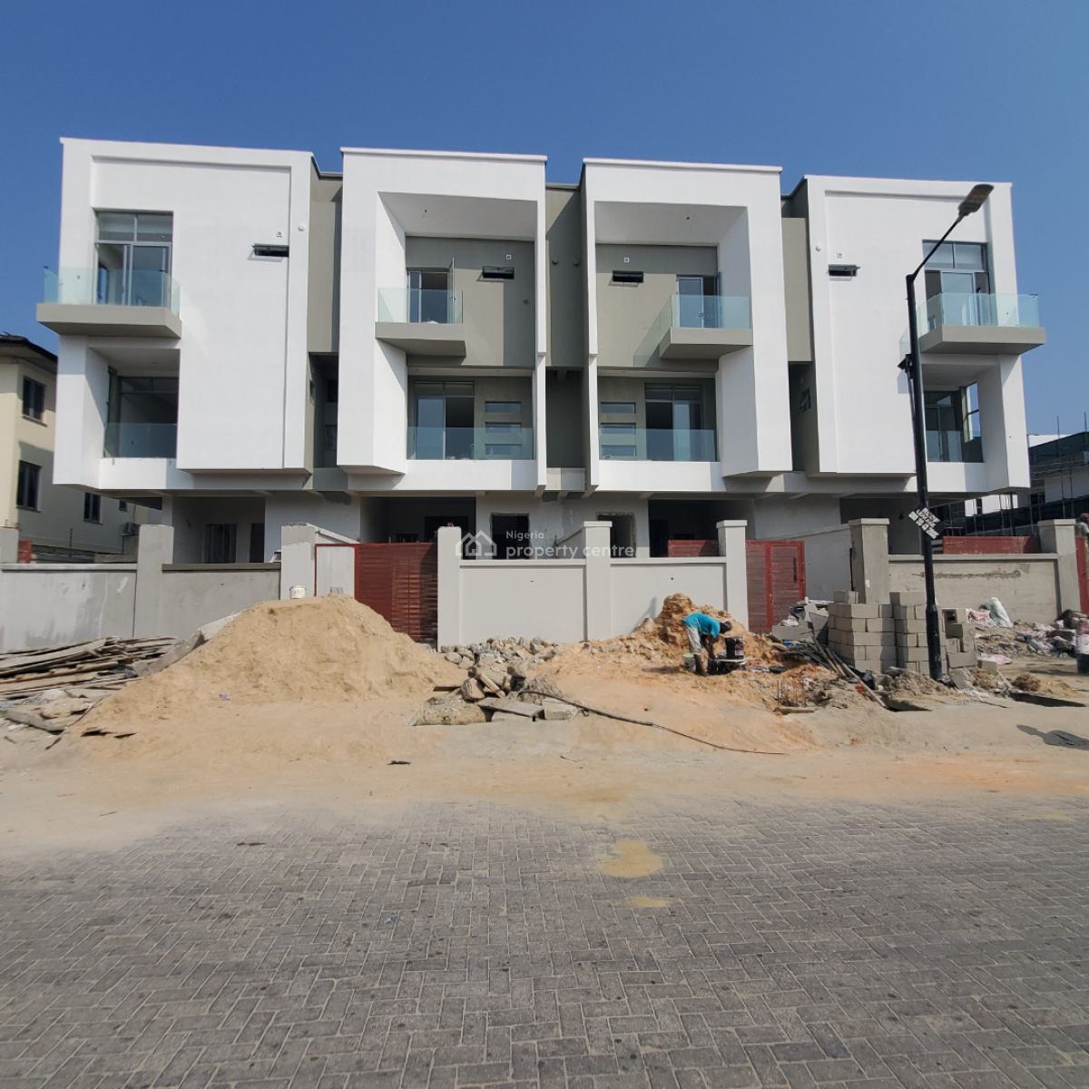 Elegant 4 Bedroom Terrace Duplex with a Bq, Lekki Phase 1, Lekki, Lagos, House for Sale
