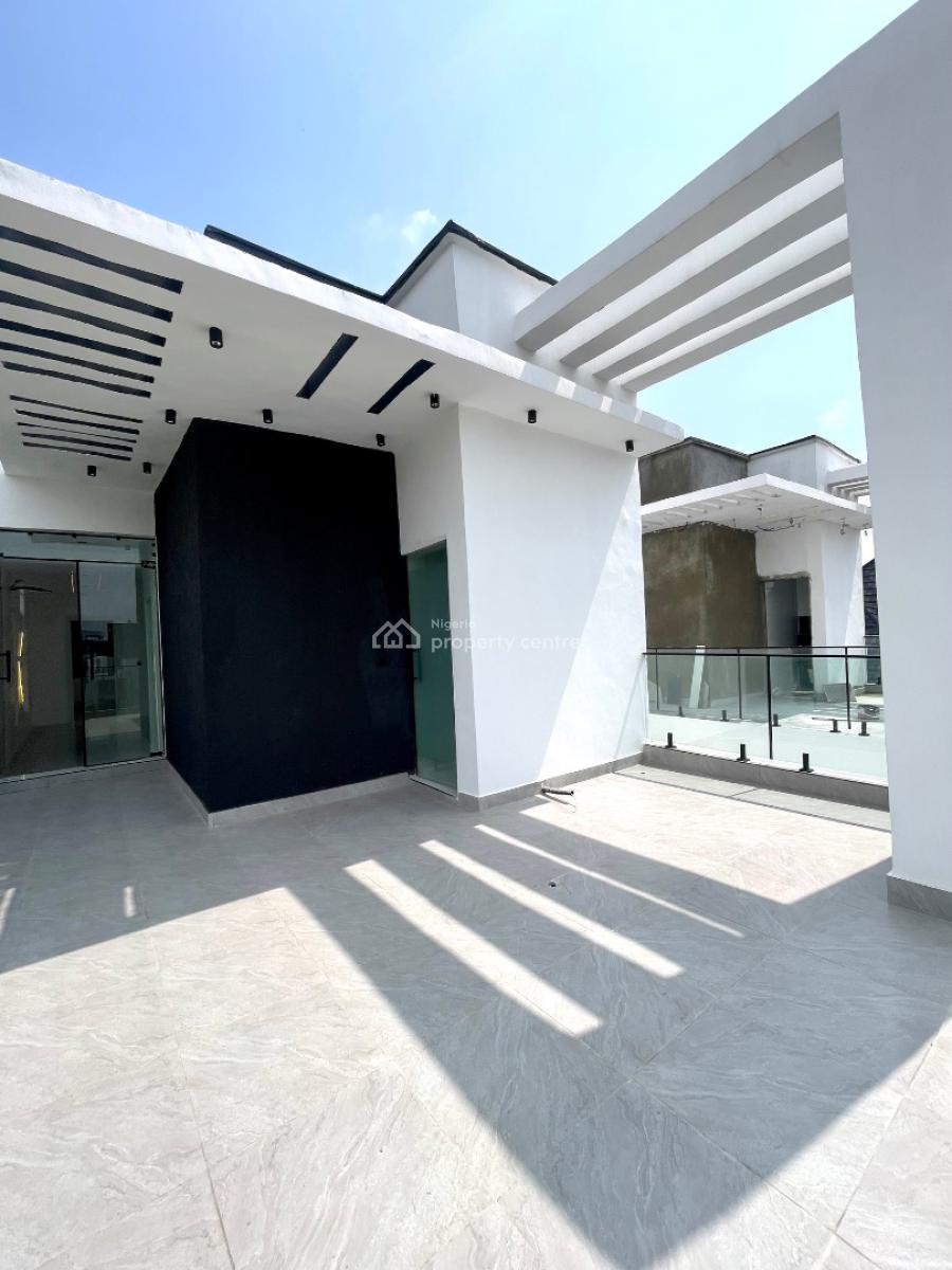 Impeccably Finished Luxury 5 Bed Detached Duplex with Rooftop Terrace, Chevron Toll Gate, Lekki, Lagos, Detached Duplex for Sale
