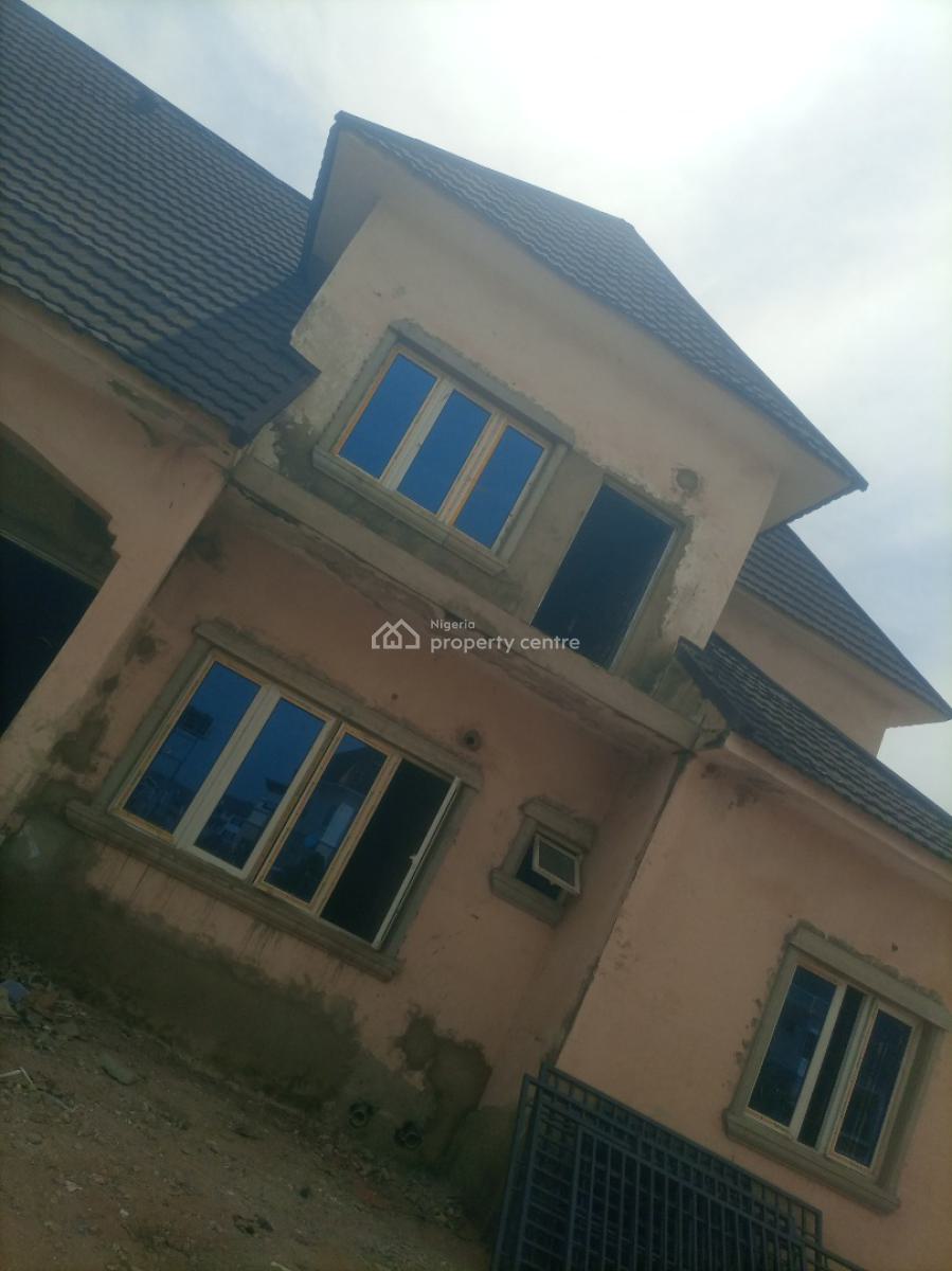 Semi-finished 3 Bedroom, Semi-detached Duplex with Lounge Up & P Space, Cluster 1, River Park Estate Airport Road Abuja, Lugbe District, Abuja, Semi-detached Duplex for Rent
