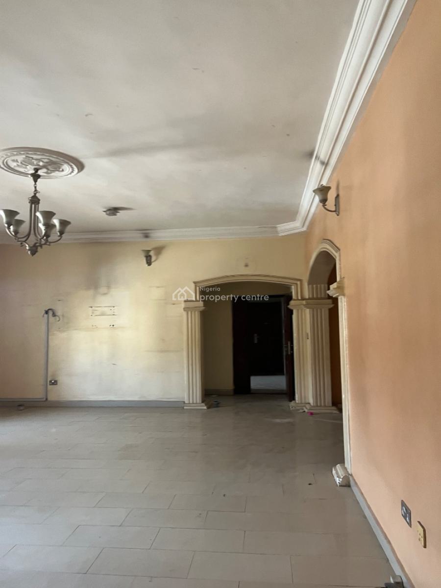 Serviced 3 Bedroom Flat,1st Floor, with Generator & Ac, Tarred Road, Jabi Main, Jabi, Abuja, Flat / Apartment for Rent