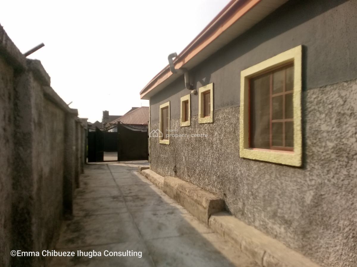 Clean 2 Bedroom Semi Detached Bungalow Alone in The Compound, Julex Estate By Von, Sabon Lugbe, Lugbe District, Abuja, Semi-detached Bungalow for Rent