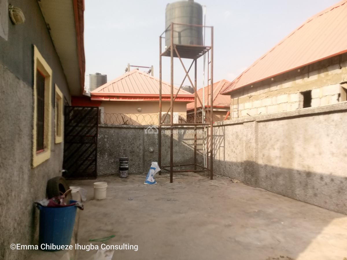 Clean 2 Bedroom Semi Detached Bungalow Alone in The Compound, Julex Estate By Von, Sabon Lugbe, Lugbe District, Abuja, Semi-detached Bungalow for Rent