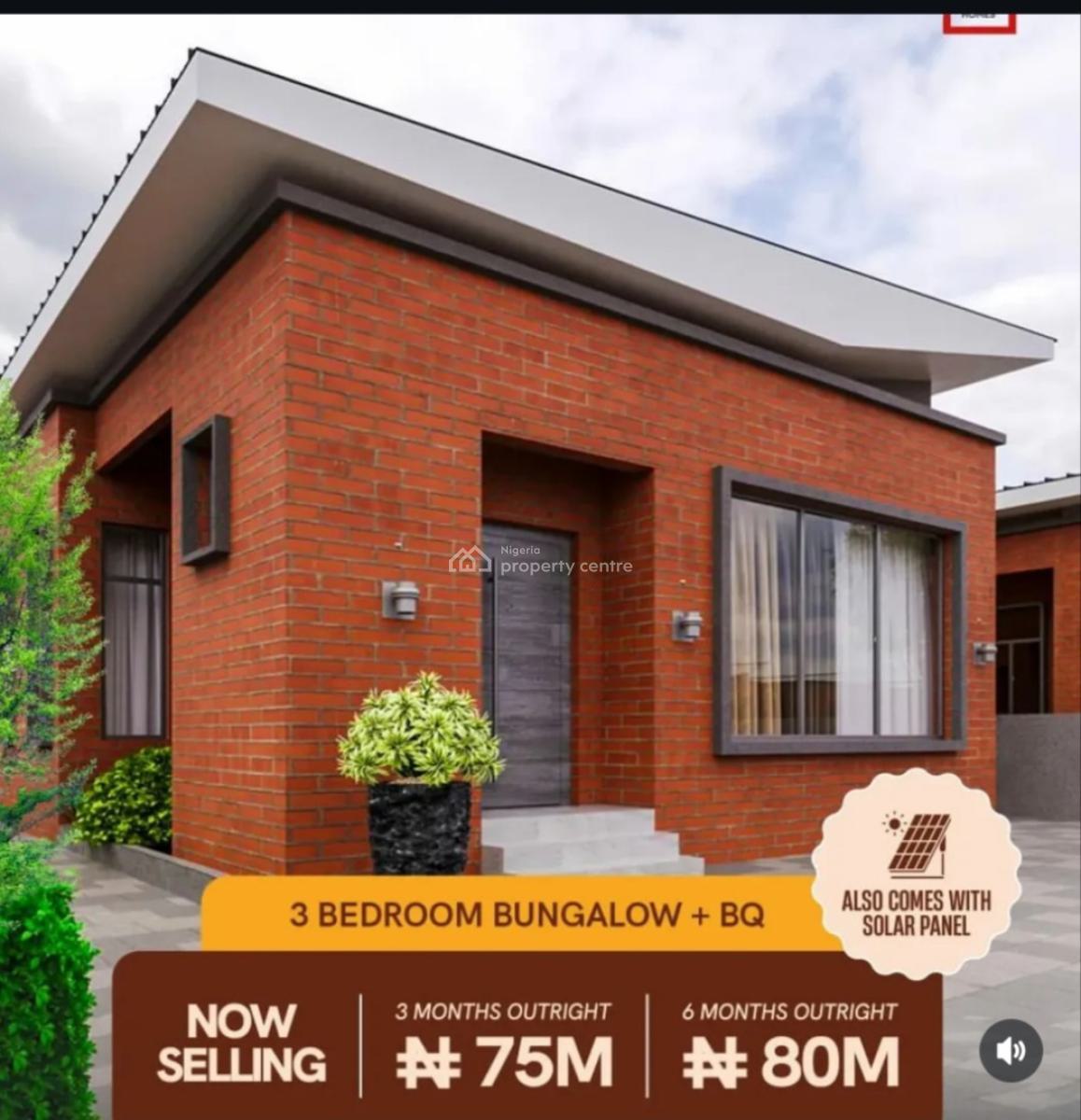 3 Bedroom Detached Bungalow C of O, Aiyetoro, Ibeju Lekki, Lagos, Detached Bungalow for Sale