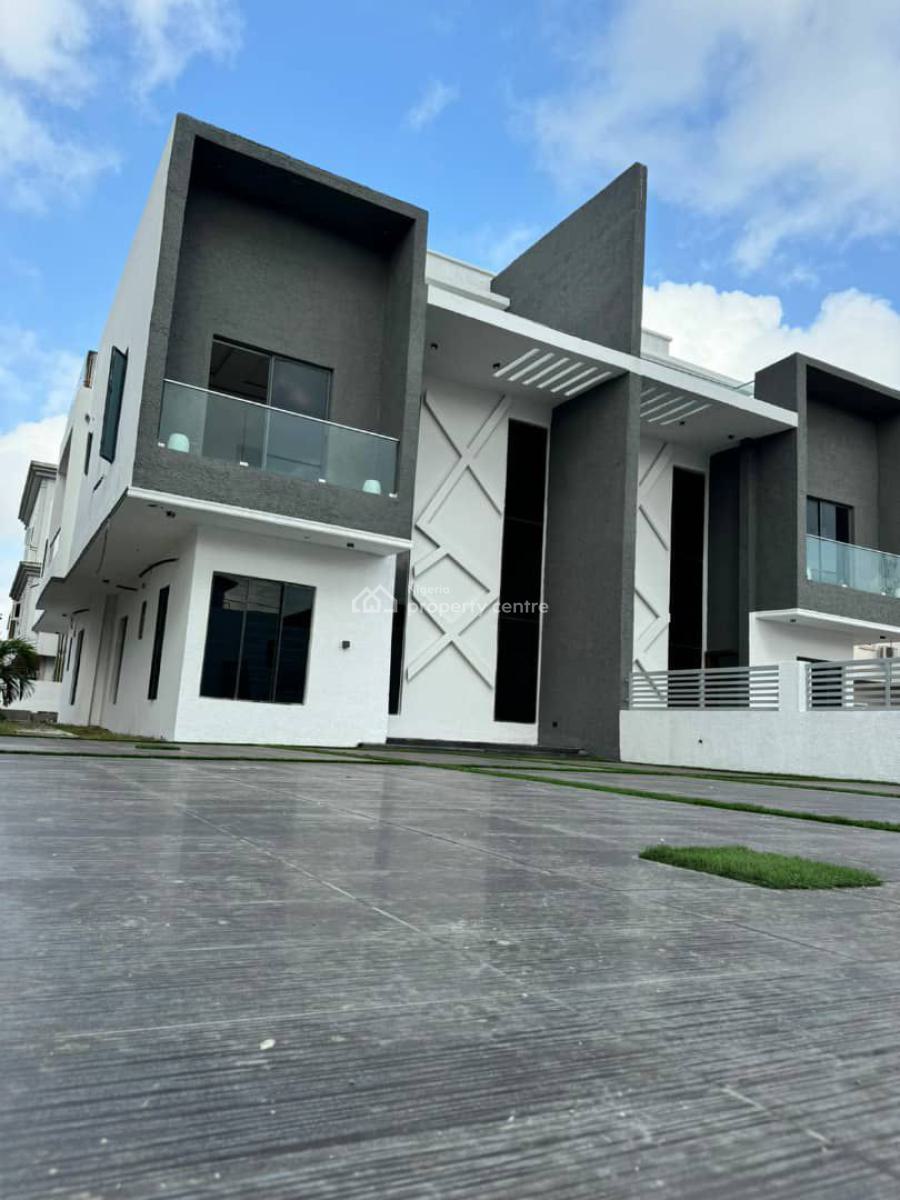 5 Bedroom Luxurious Semi Detached Self Compound House + Bq, Pool Etc, Park Estate, Osapa, Lekki, Lagos, Detached Duplex for Sale