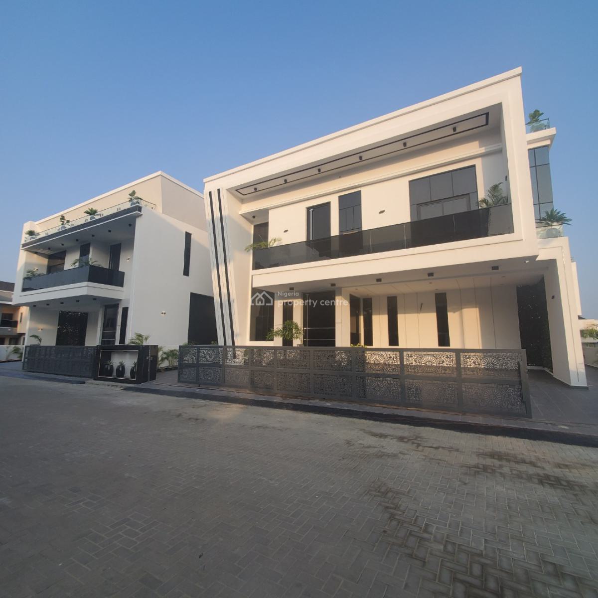 Magnificent 5 Bedroom Duplex with a Pool, Bq, Cinema, Chevron, Lekki, Lagos, House for Sale