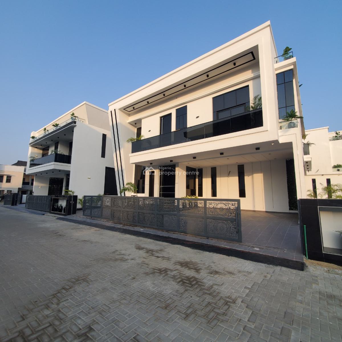 Magnificent 5 Bedroom Duplex with a Pool, Bq, Cinema, Chevron, Lekki, Lagos, House for Sale
