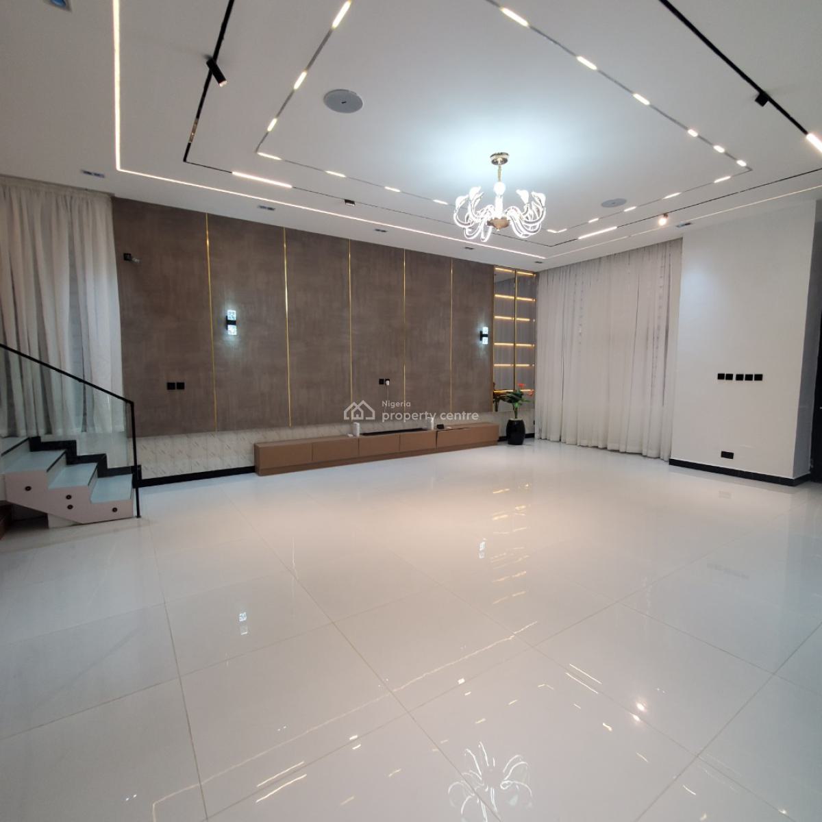 Magnificent 5 Bedroom Duplex with a Pool, Bq, Cinema, Chevron, Lekki, Lagos, House for Sale