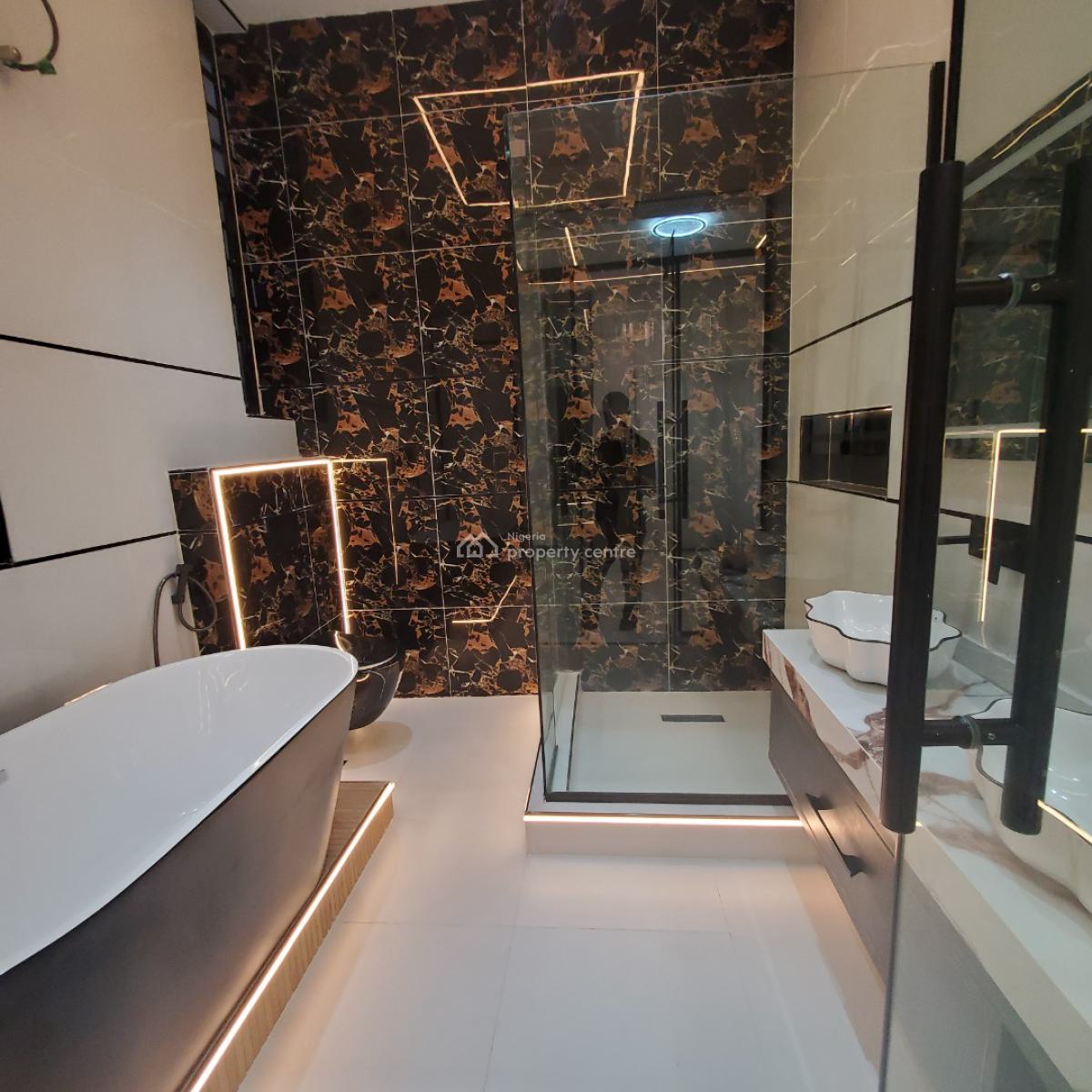 Magnificent 5 Bedroom Duplex with a Pool, Bq, Cinema, Chevron, Lekki, Lagos, House for Sale