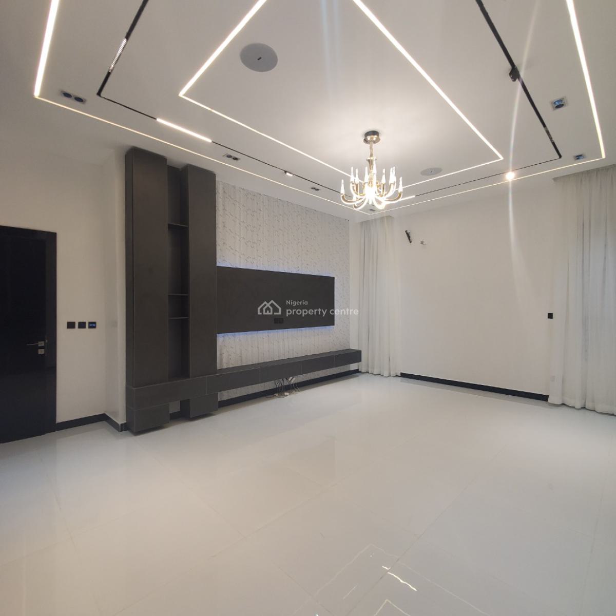 Magnificent 5 Bedroom Duplex with a Pool, Bq, Cinema, Chevron, Lekki, Lagos, House for Sale