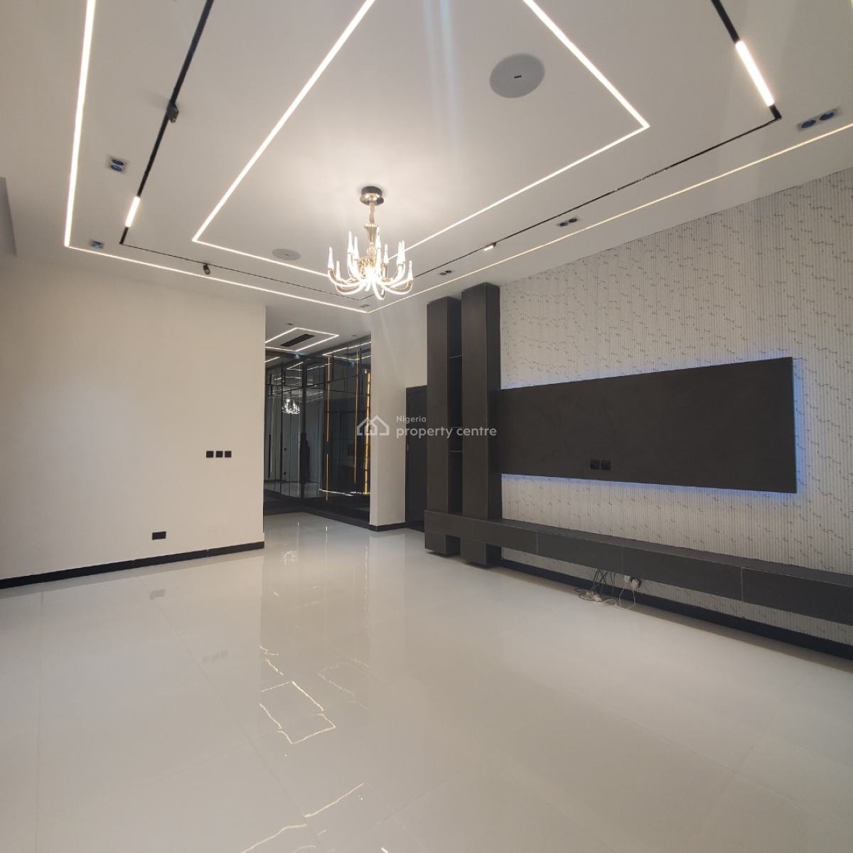 Magnificent 5 Bedroom Duplex with a Pool, Bq, Cinema, Chevron, Lekki, Lagos, House for Sale