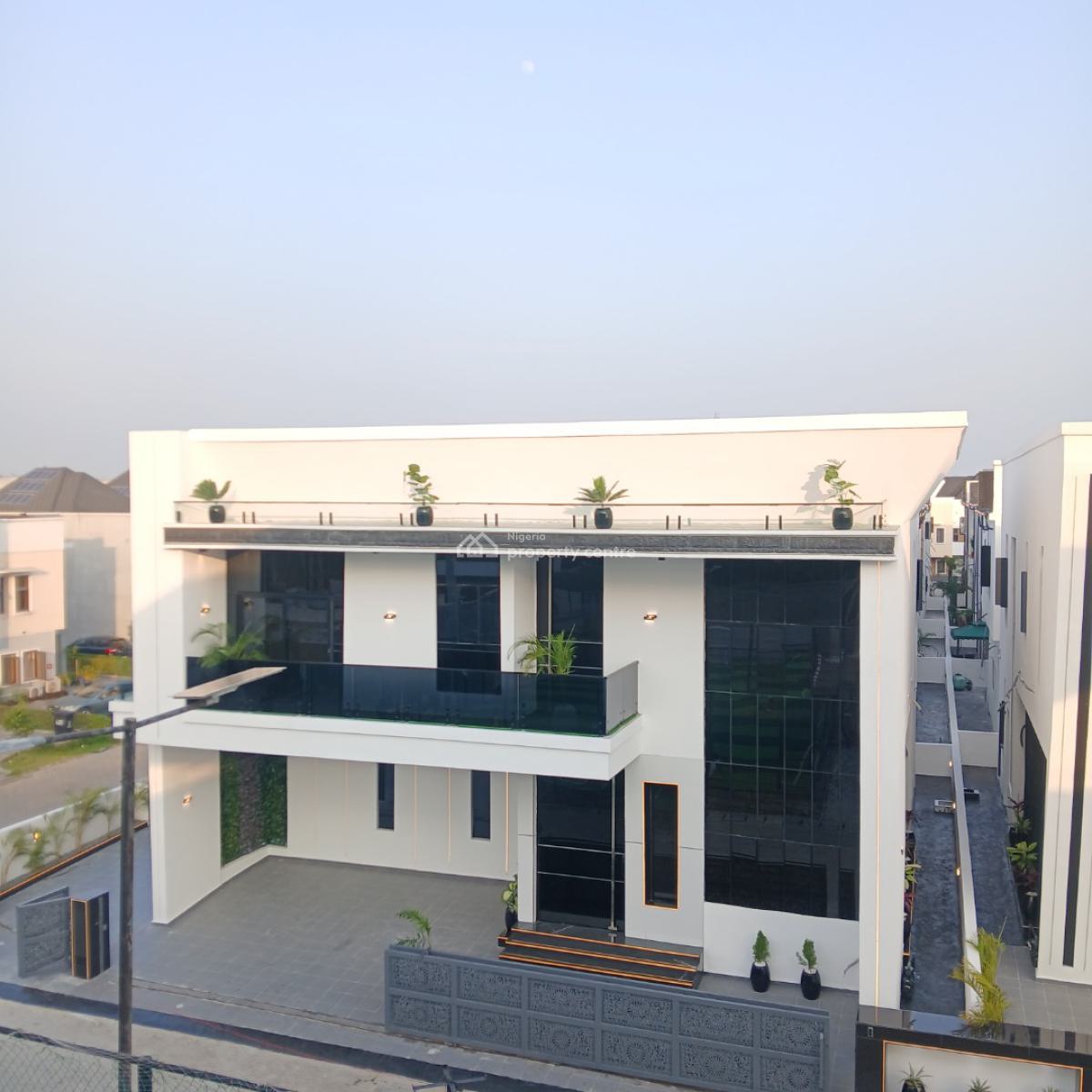 Exquisitely Built 5 Bedroom Mansion with Swimming Pool, Chevron Toll Gate, Lekki Conservation, Lekki, Lagos, Detached Duplex for Sale