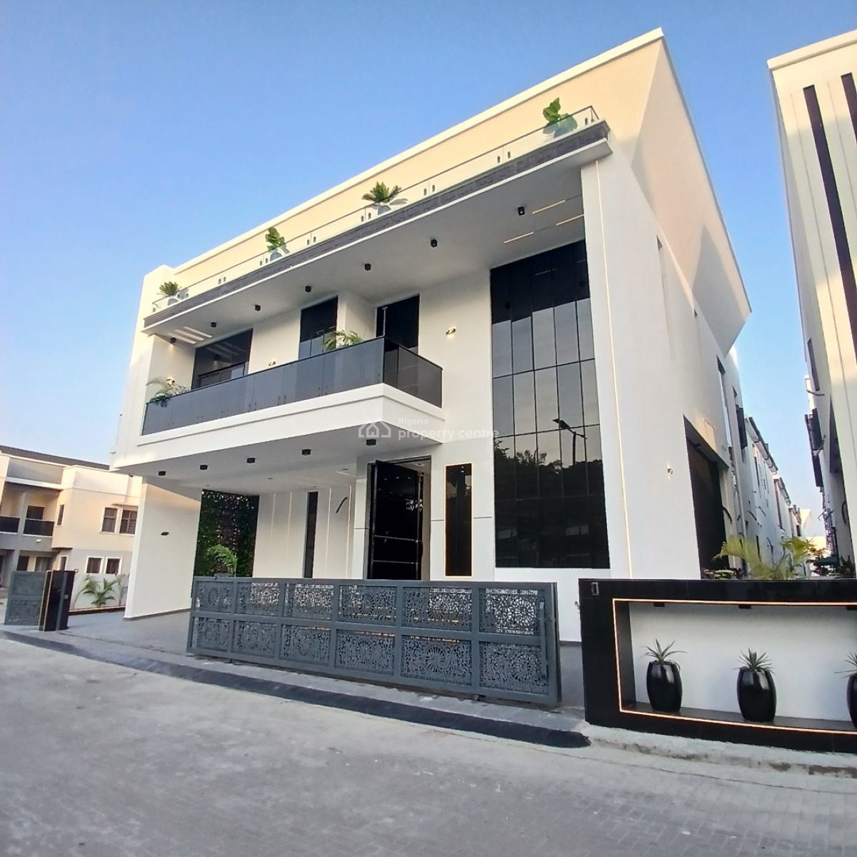 Exquisitely Built 5 Bedroom Mansion with Swimming Pool, Chevron Toll Gate, Lekki Conservation, Lekki, Lagos, Detached Duplex for Sale