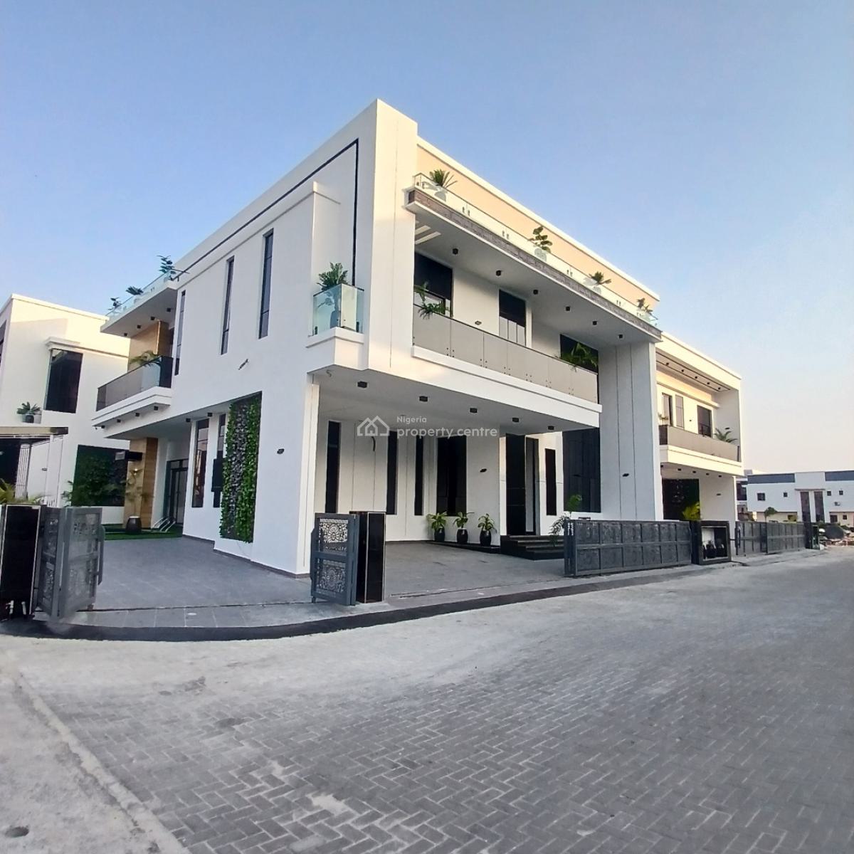 Exquisitely Built 5 Bedroom Mansion with Swimming Pool, Chevron Toll Gate, Lekki Conservation, Lekki, Lagos, Detached Duplex for Sale