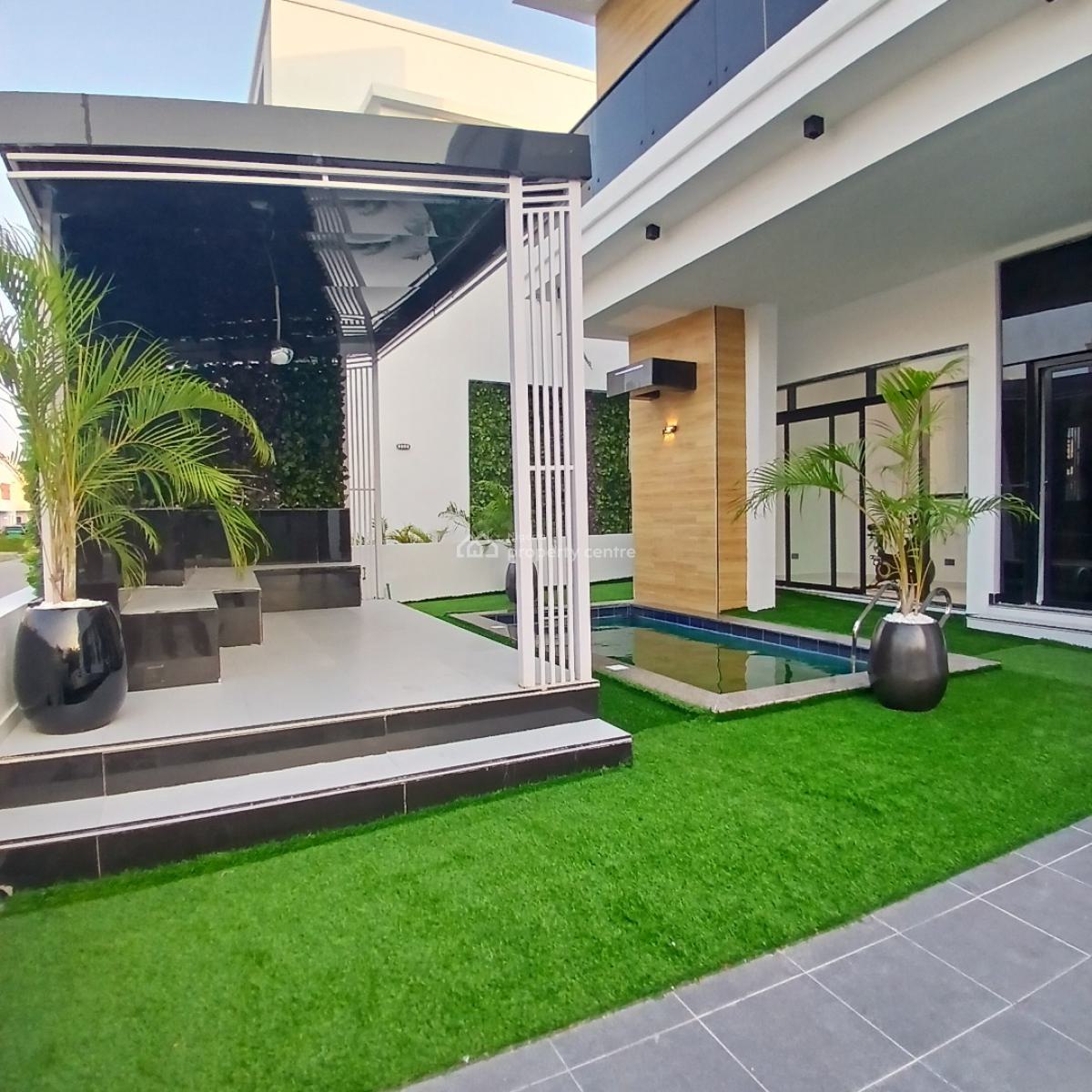 Exquisitely Built 5 Bedroom Mansion with Swimming Pool, Chevron Toll Gate, Lekki Conservation, Lekki, Lagos, Detached Duplex for Sale