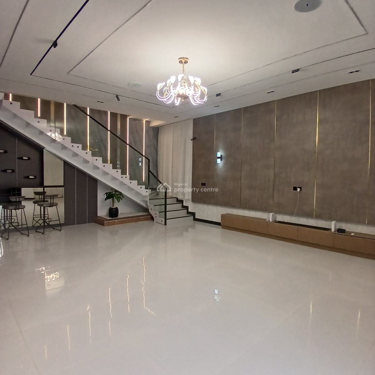 Exquisitely Built 5 Bedroom Mansion with Swimming Pool, Chevron Toll Gate, Lekki Conservation, Lekki, Lagos, Detached Duplex for Sale