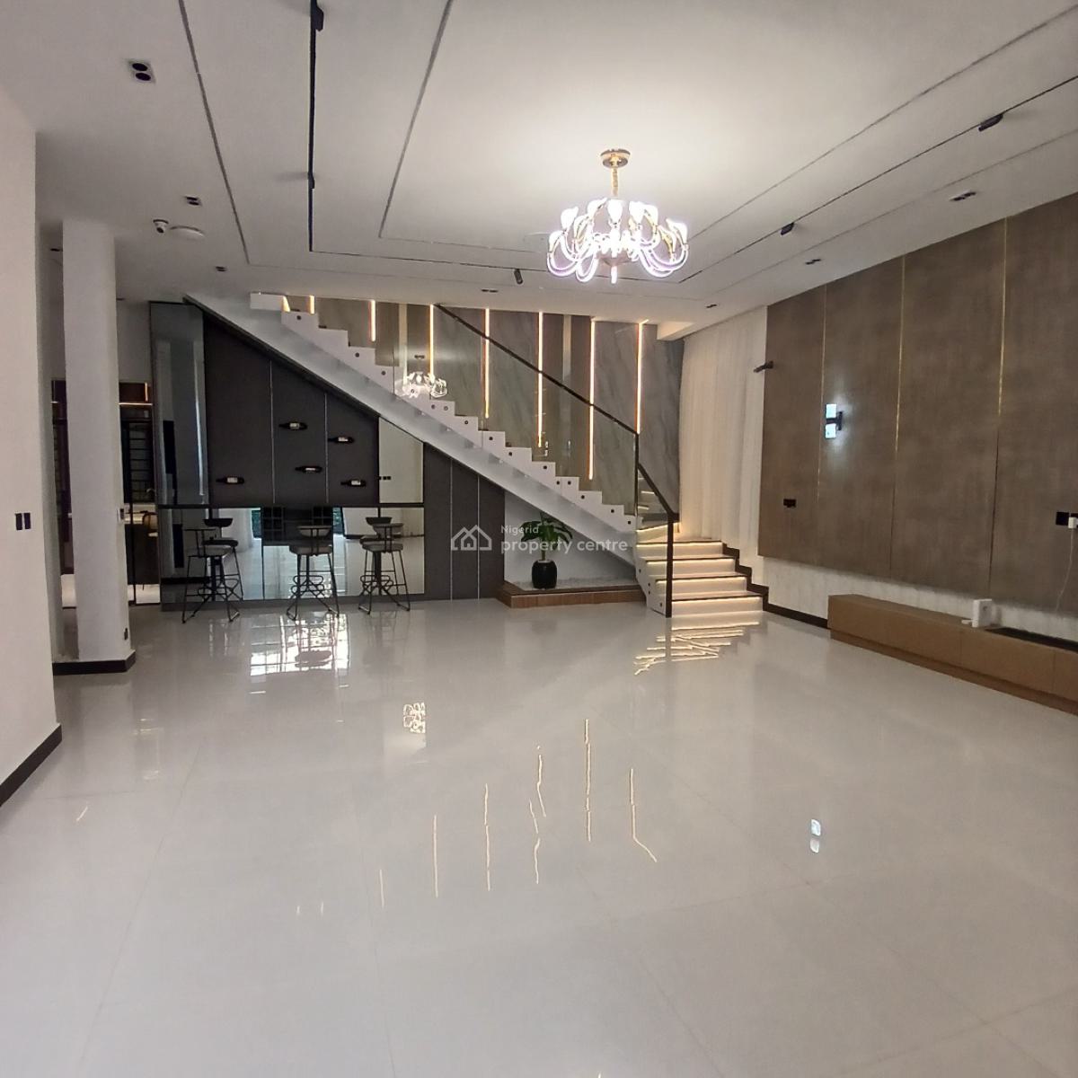 Exquisitely Built 5 Bedroom Mansion with Swimming Pool, Chevron Toll Gate, Lekki Conservation, Lekki, Lagos, Detached Duplex for Sale