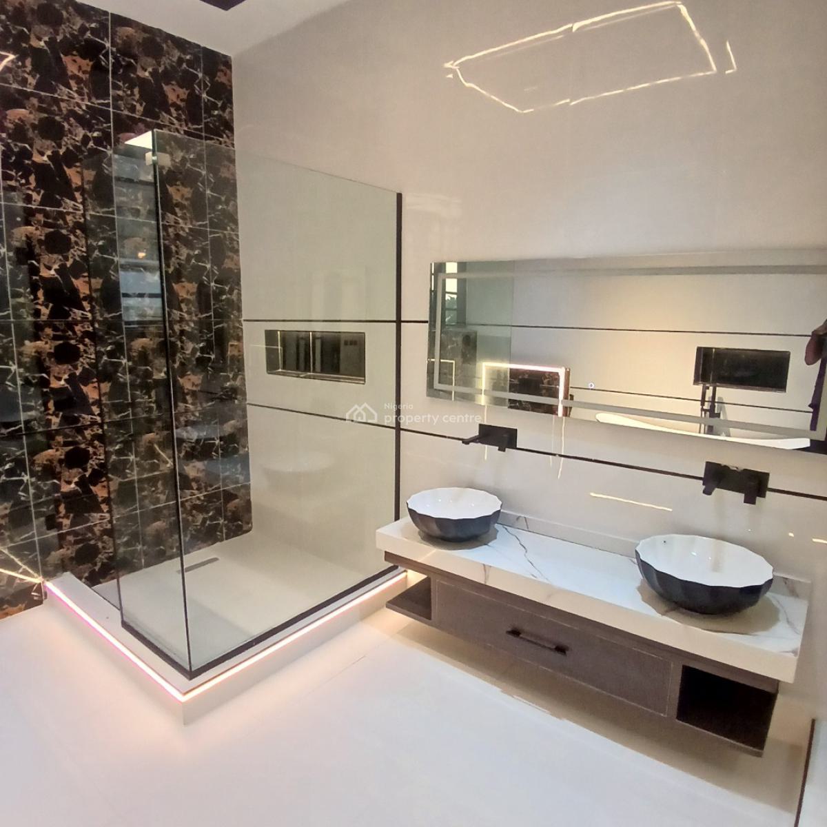 Exquisitely Built 5 Bedroom Mansion with Swimming Pool, Chevron Toll Gate, Lekki Conservation, Lekki, Lagos, Detached Duplex for Sale