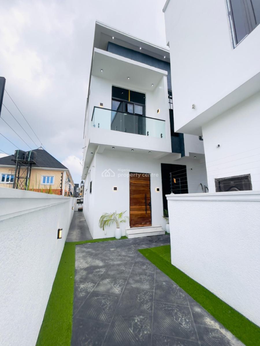 Uniquely Designed 4 Bedroom Semi-detached Luxury Home with Bq, Ajah, Lagos, Semi-detached Duplex for Sale