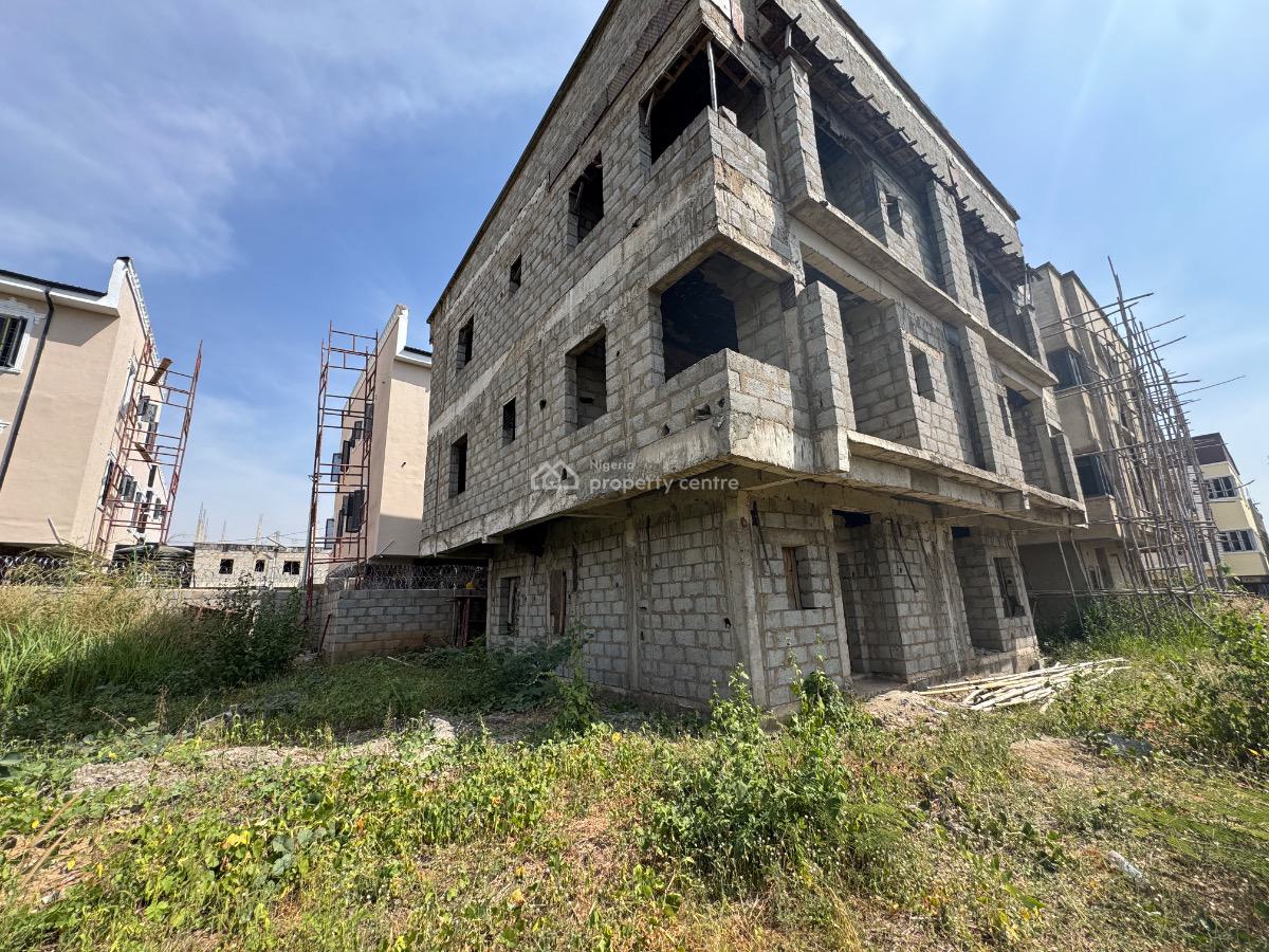 Super Distress! 7 Bedroom Fully Detached House (carcass), Paradise Estate, Life Camp, Abuja, Detached Duplex for Sale