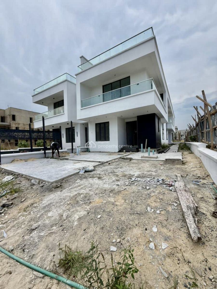 Newly Built Exquisite 5 Bedroom Detached Duplex  with Cinema, Pool & Bq, Cowrie Creek  Estate, Ikate, Lekki, Lagos, Semi-detached Duplex for Rent