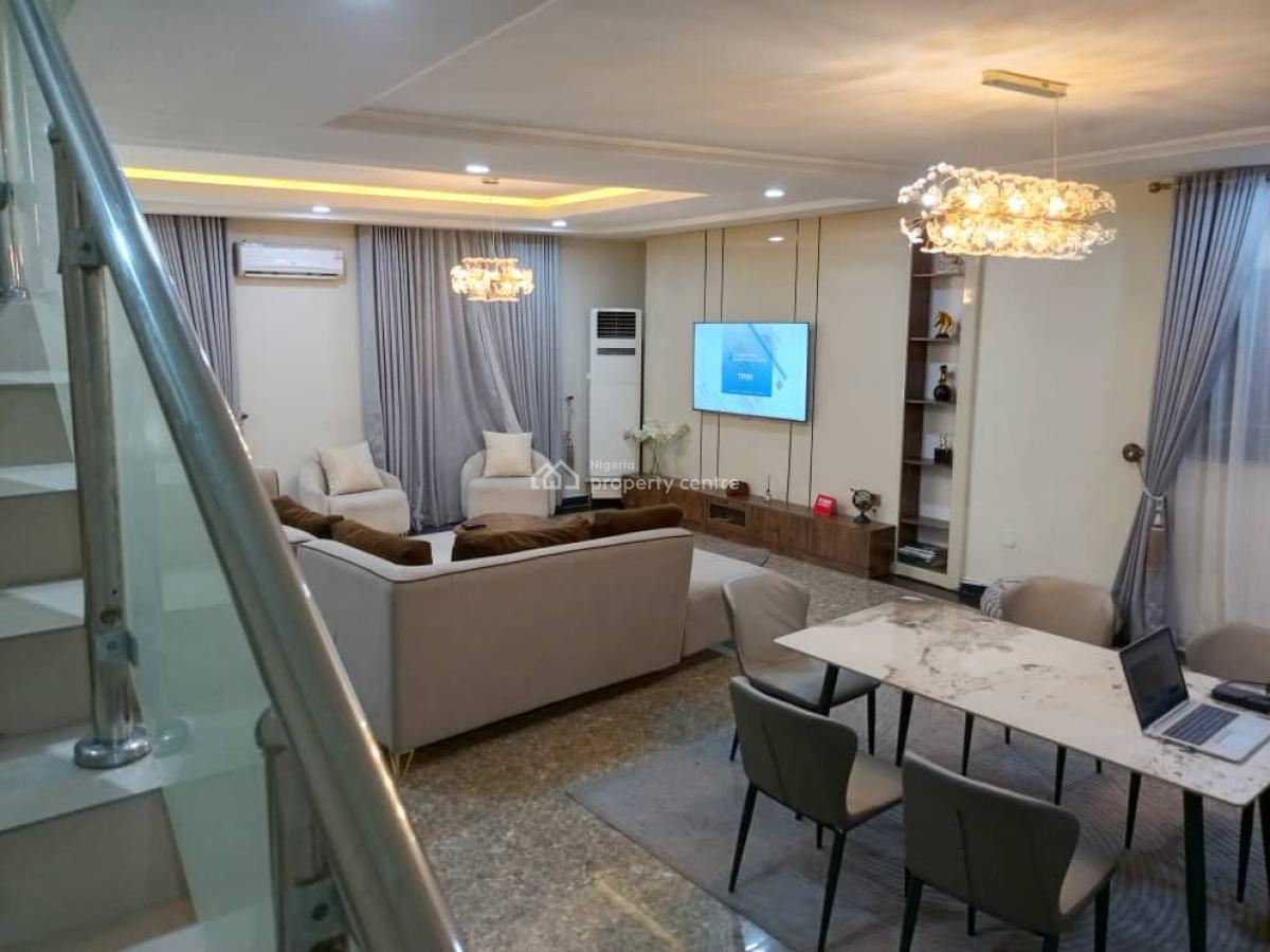 Luxury 4 Bedroom Terraced, Guzape District, Abuja, Terraced Duplex Short Let