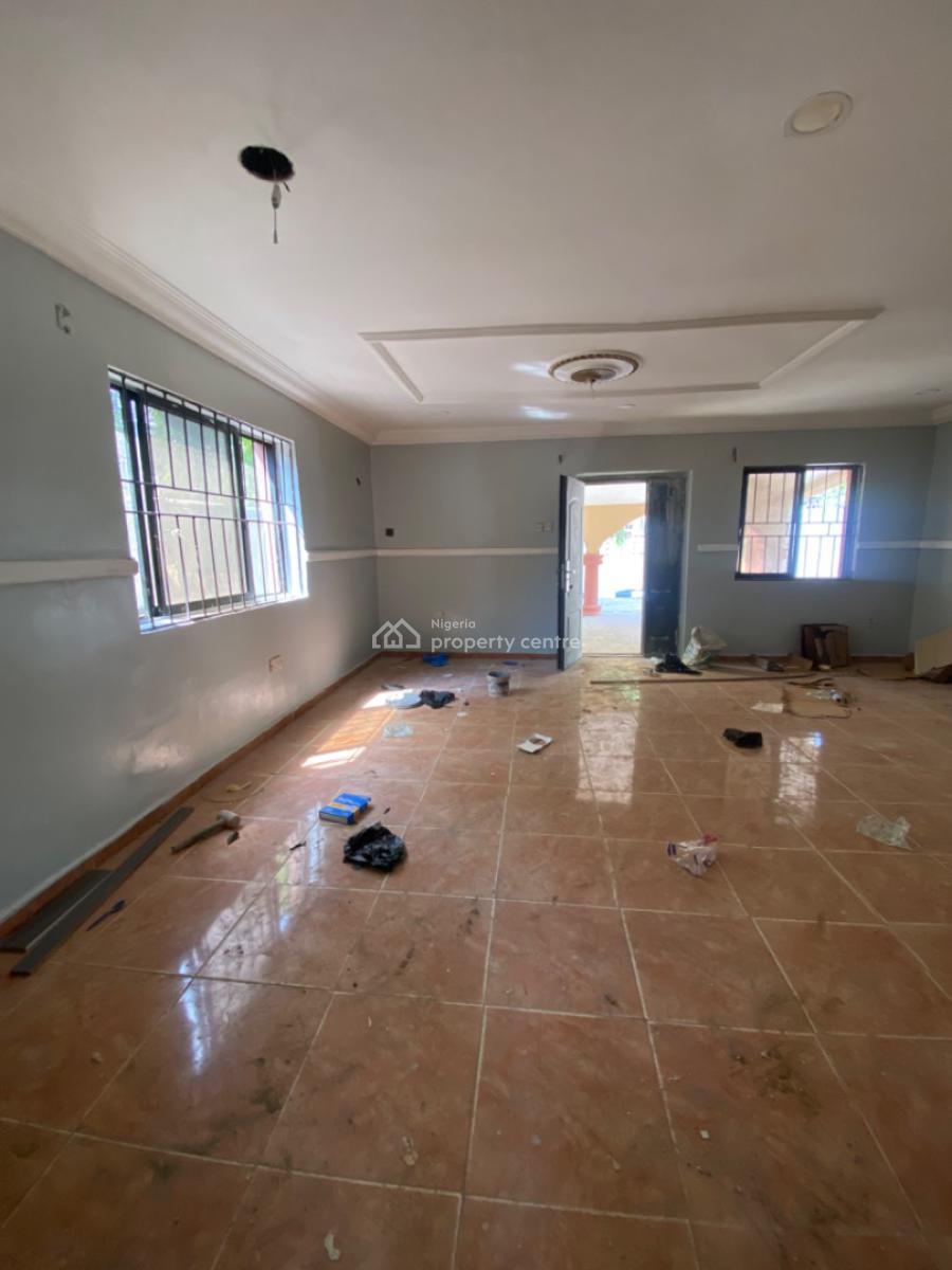 3 Bedroom Bungalow with a Gatehouse in a Massive Self Compound, By Catholic Church, Life Camp, Abuja, Detached Bungalow for Rent