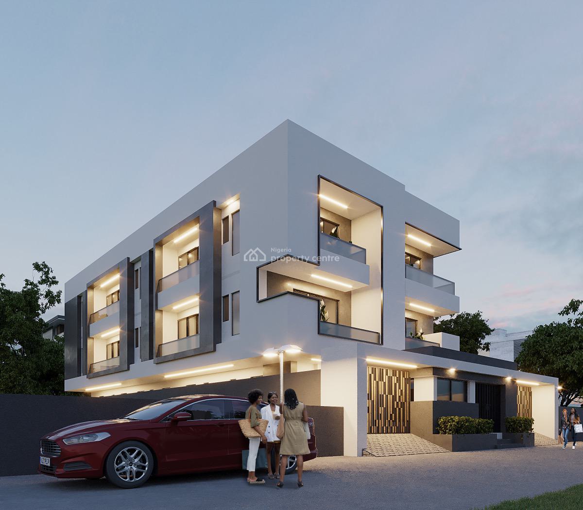 Luxury Apartments for High Investment Return, 8mins From University of Lagos, Bajulaiye Rd., Akoka, Yaba, Lagos, Block of Flats for Sale