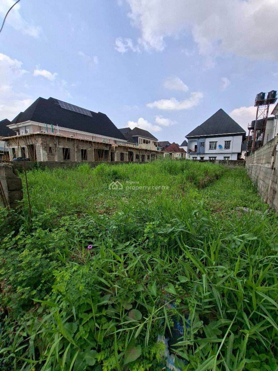 Dry Land with Foundation on Interlocked Estate, Liberty Estate, Ago Palace, Isolo, Lagos, Residential Land for Sale