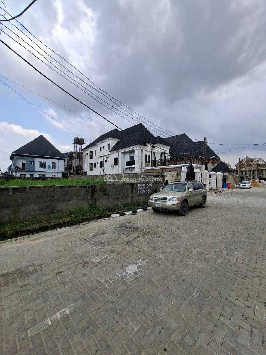 Dry Land with Foundation on Interlocked Estate, Liberty Estate, Ago Palace, Isolo, Lagos, Residential Land for Sale