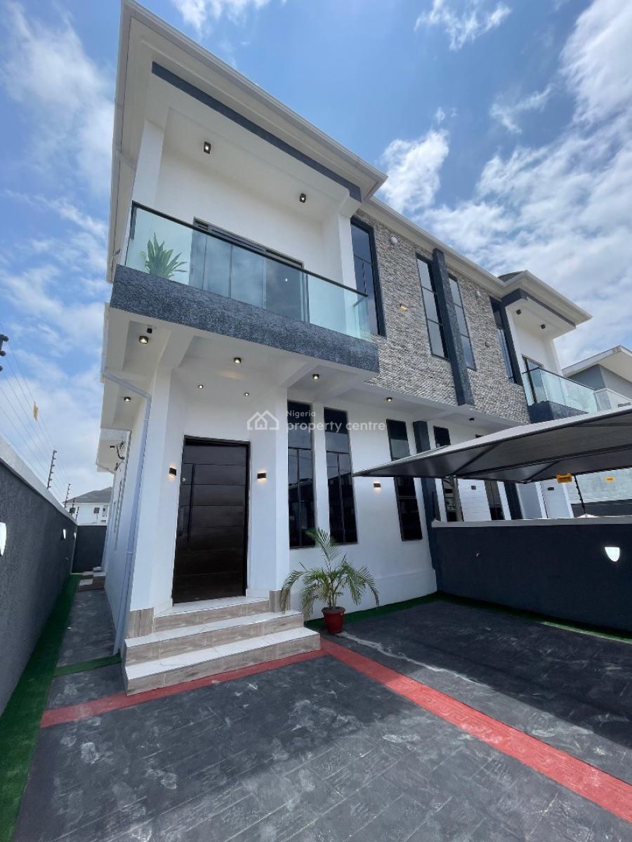 4 Bedroom Duplex with Bq, Ikota, Lekki, Lagos, Semi-detached Duplex for Rent