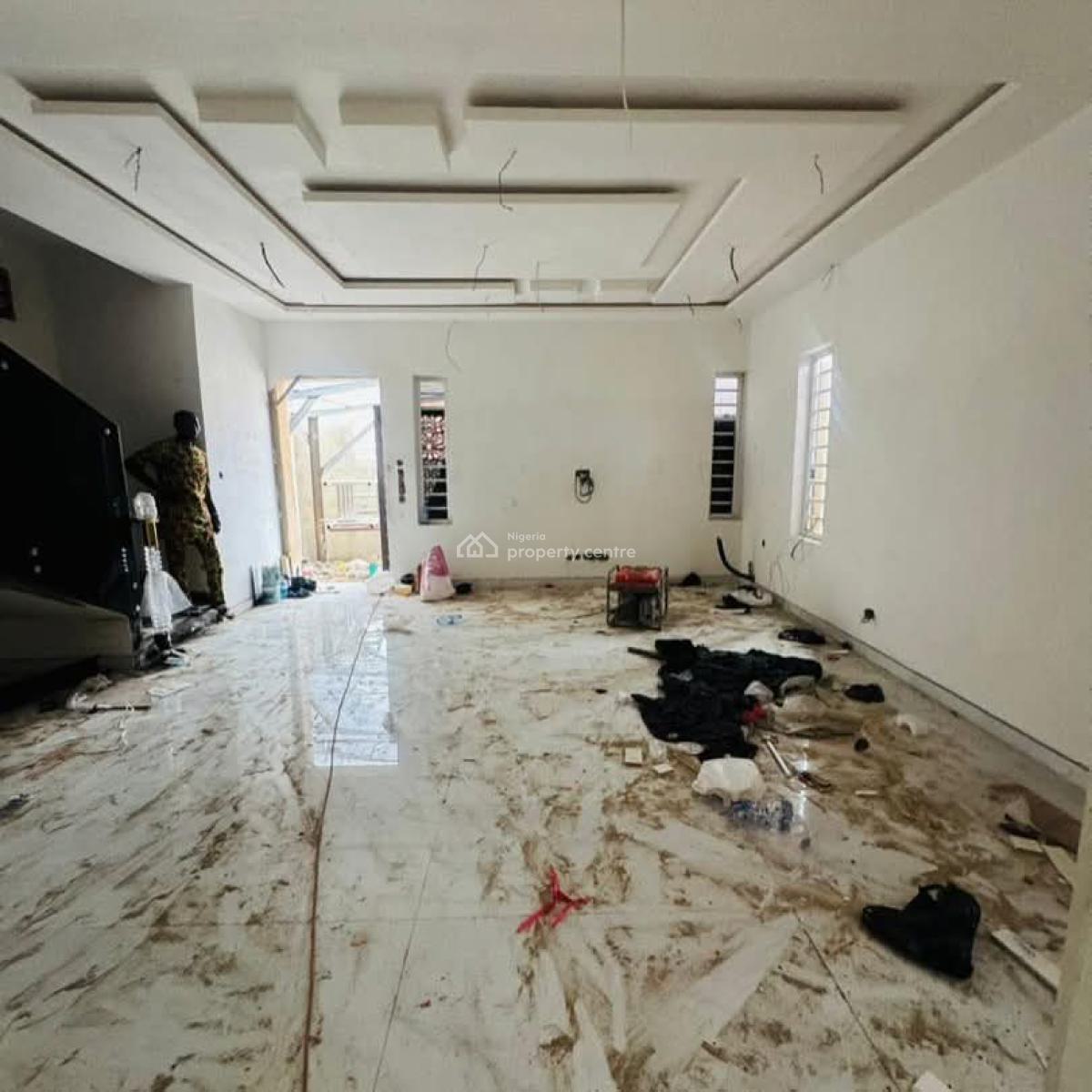 Newly Built 4 Bedroom Semi Detached Duplex with B/q, Alausa, Ikeja, Lagos, Semi-detached Duplex for Sale