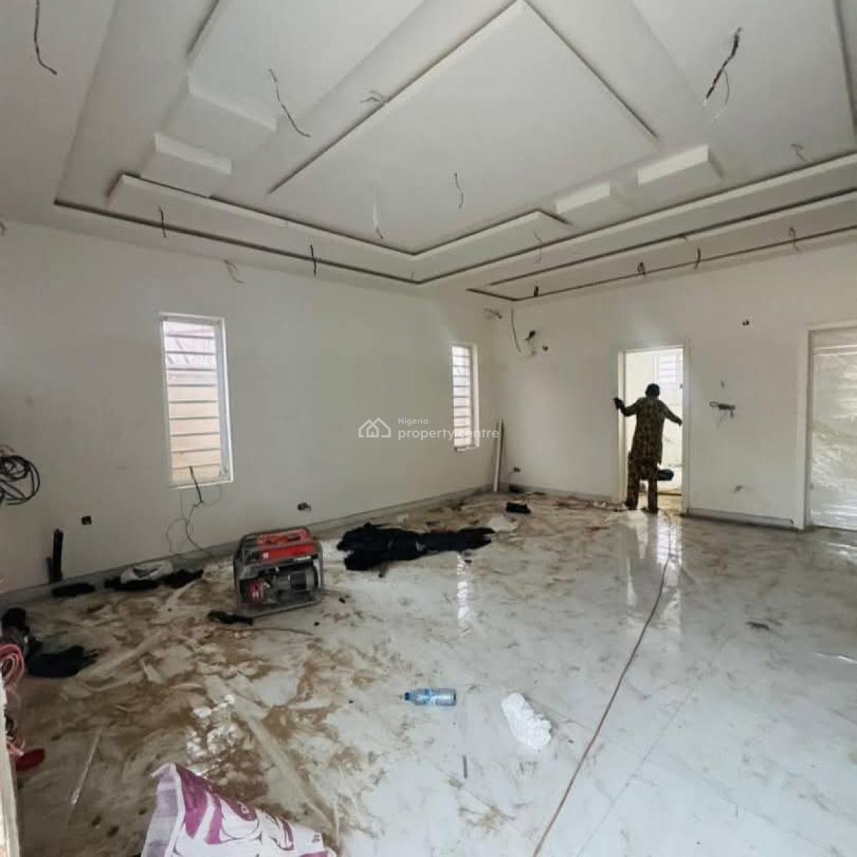 Newly Built 4 Bedroom Semi Detached Duplex with B/q, Alausa, Ikeja, Lagos, Semi-detached Duplex for Sale