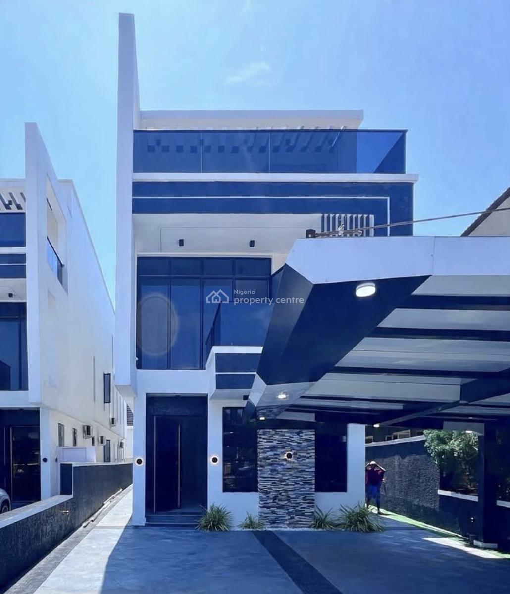 Contemporary 5 Bedroom Detached Duplex with Swimming Pool and Bq, Ikota, Lekki, Lagos, Detached Duplex for Sale
