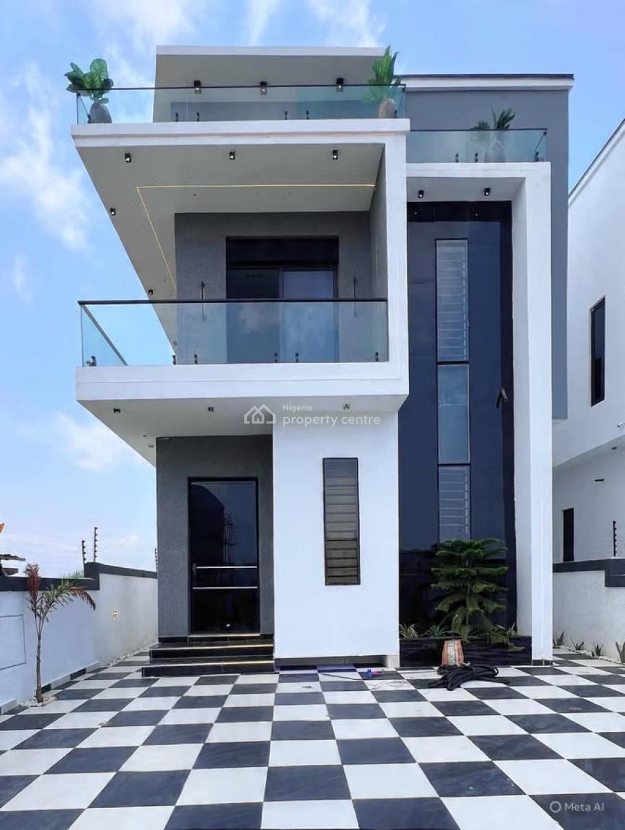 Contemporary 5 Bedroom Detached Duplex with Swimming Pool and Bq, Ajah, Ajah, Lagos, Detached Duplex for Sale