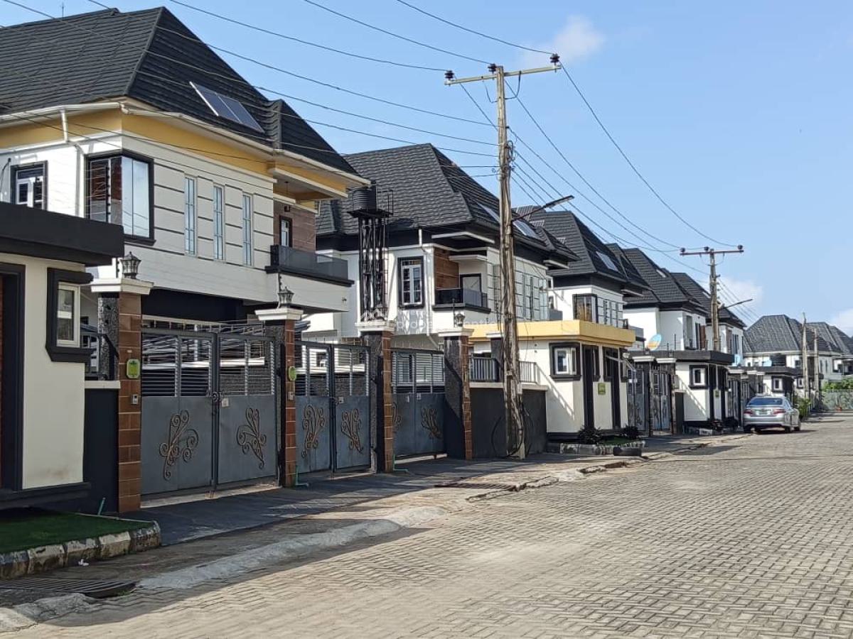 4 Bedroom Detached Duplex with Bq-gov.consent, Culbert Court, Lekki County Homes, Ikota, Lekki, Lagos, Detached Duplex for Sale