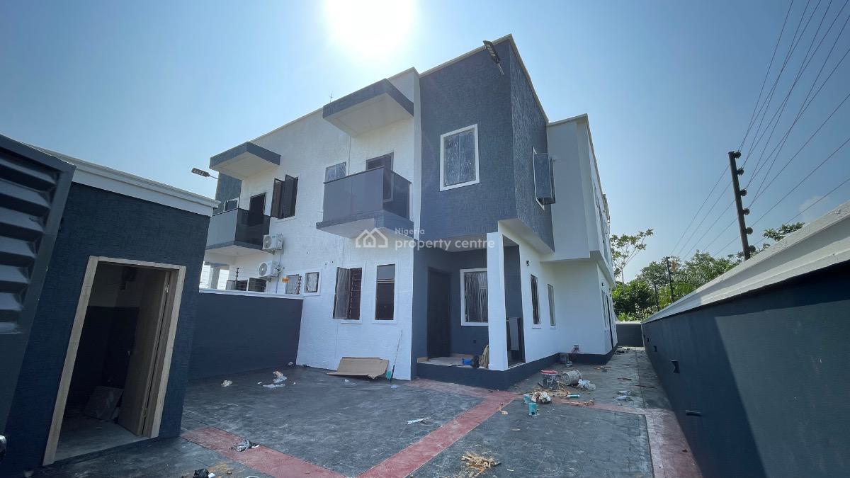 Luxury 4 Bedroom Semi Detached Duplex with a Bq, Sangotedo, Ajah, Lagos, Semi-detached Duplex for Sale