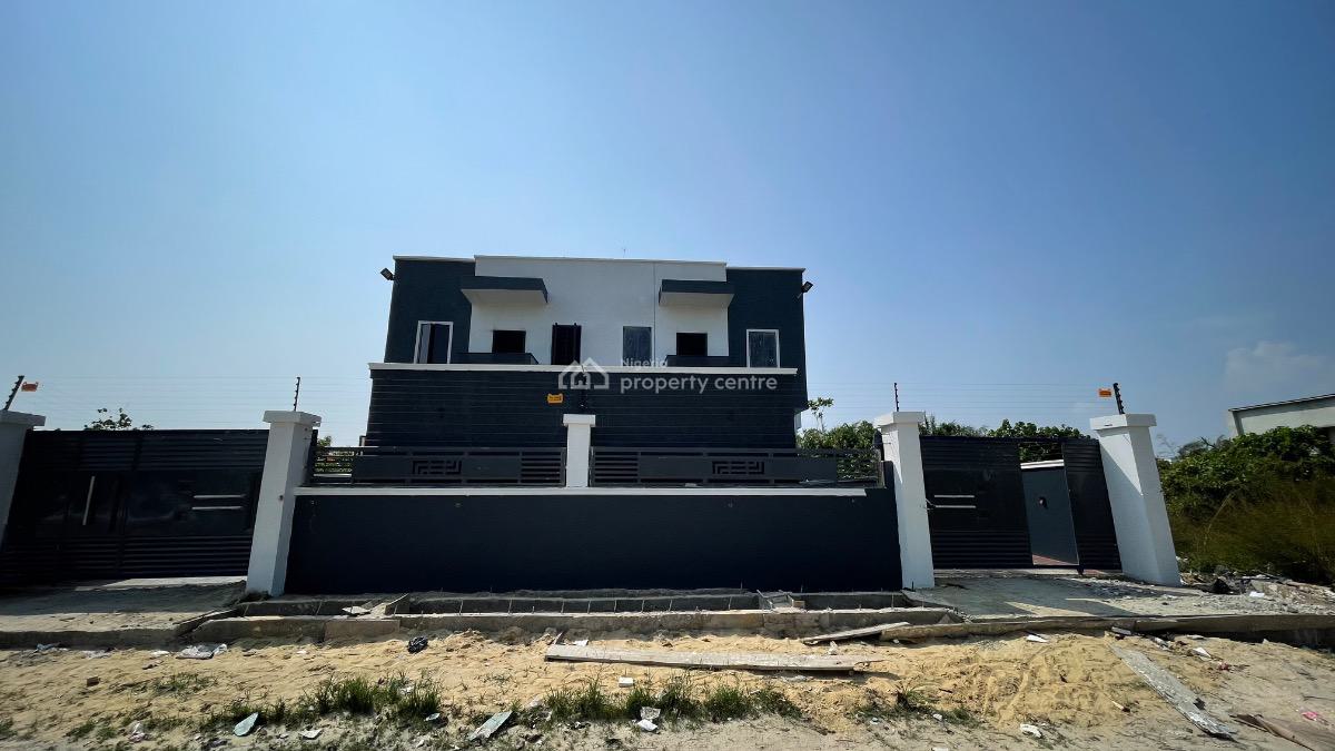 Luxury 4 Bedroom Semi Detached Duplex with a Bq, Sangotedo, Ajah, Lagos, Semi-detached Duplex for Sale