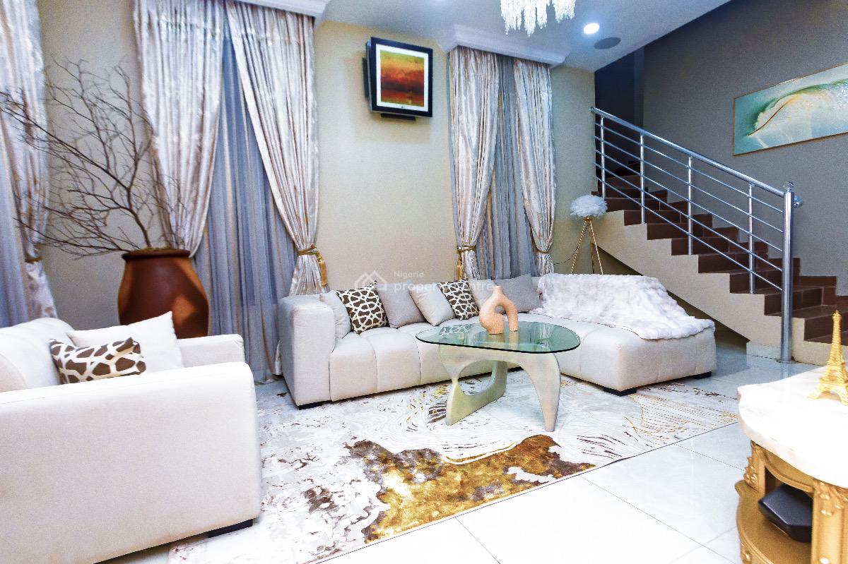 Luxury 4 Bedroom Duplex (self Compound), Chevyview Estate, Chevron, Lekki, Lagos, House Short Let