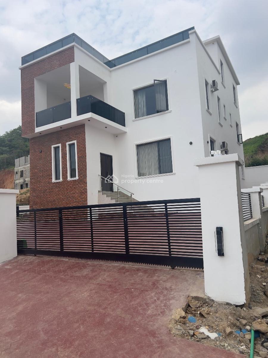 Stunning Newly Built Furnished 4 Bedroom Fully Detached Duplex with Bq, Guzape District, Abuja, Detached Duplex for Sale