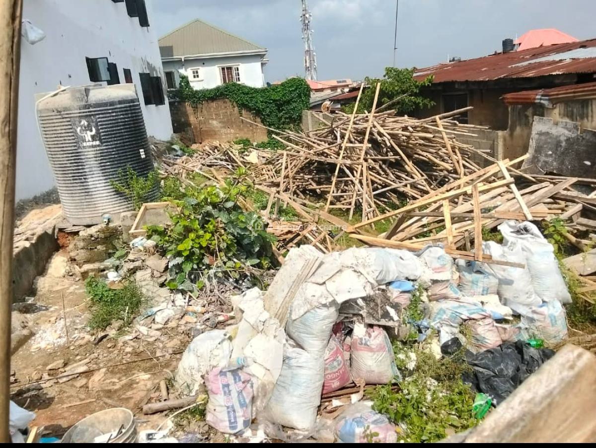 Half Plot of Land (300sqm) for All Purposes, Off College Road, Ogba, Ikeja, Lagos, Commercial Land for Rent