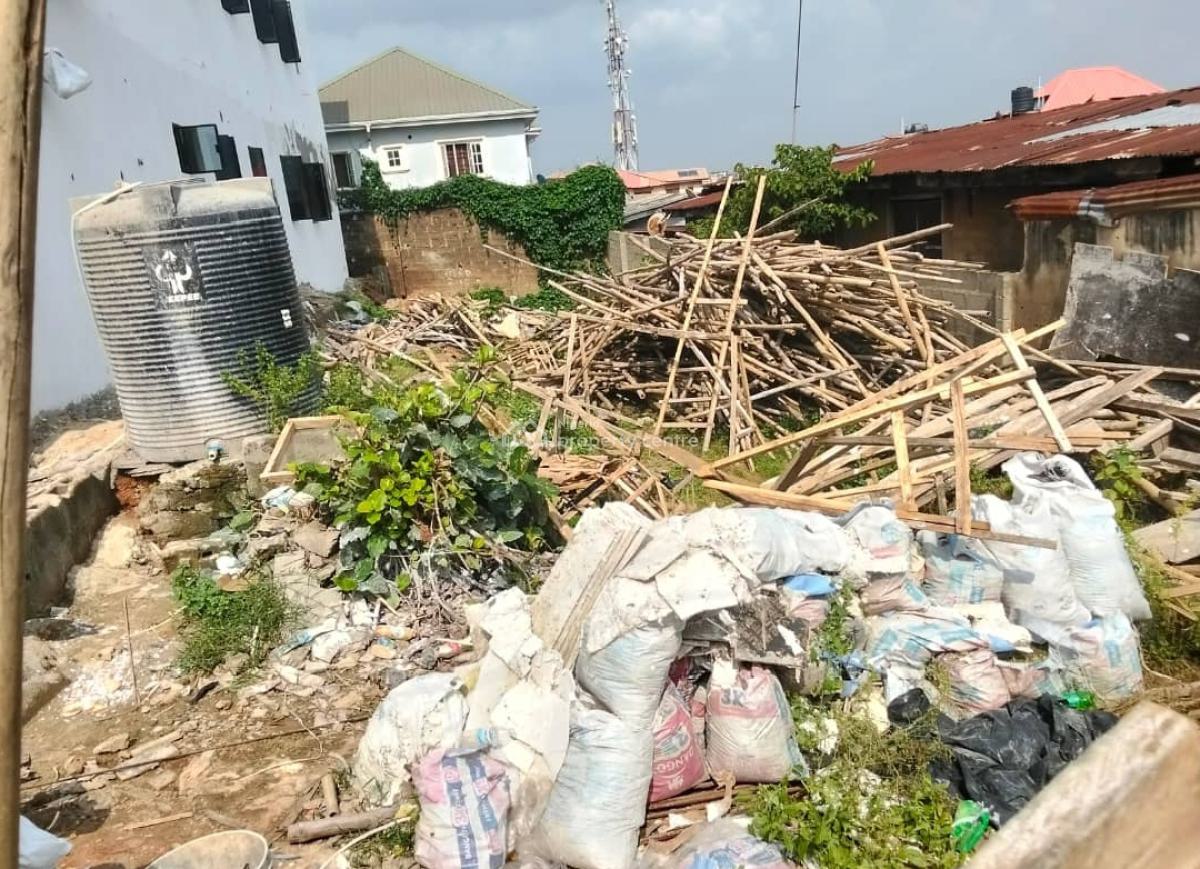 Half Plot of Land (300sqm) for All Purposes, Off College Road, Ogba, Ikeja, Lagos, Commercial Land for Rent