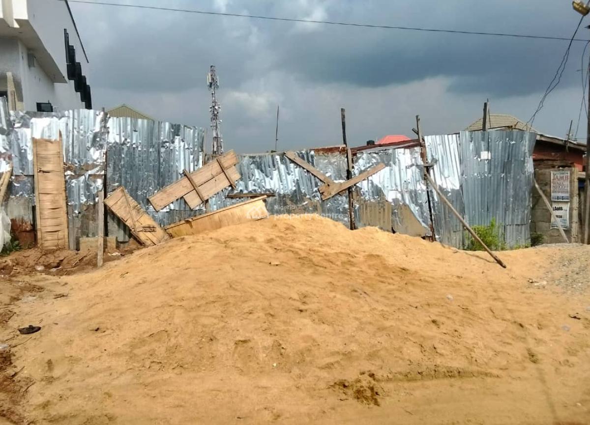 Half Plot of Land (300sqm) for All Purposes, Off College Road, Ogba, Ikeja, Lagos, Commercial Land for Rent