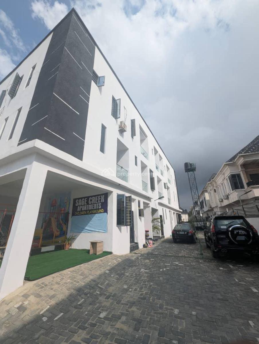a Serviced 2 Bedroom Apartment with Communal Swimming Pool + Gym, Ologolo, Lekki, Lagos, Flat / Apartment for Rent