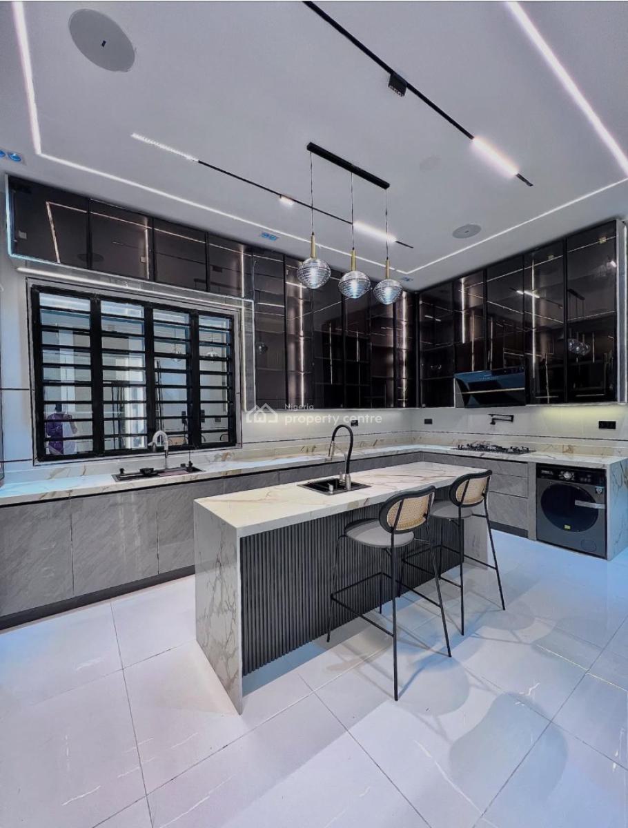 Contemporary 5 Bedroom Fully Detached with Swimming Pool, 2nd Toll Gate, Lekki, Lagos, Detached Duplex for Sale