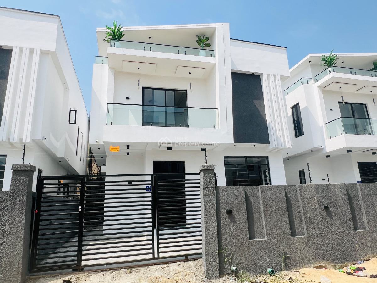 Newly Built 4 Bedroom Duplex in an Estate, Lekki Palm City Ajah, Ajah, Lagos, Detached Duplex for Sale